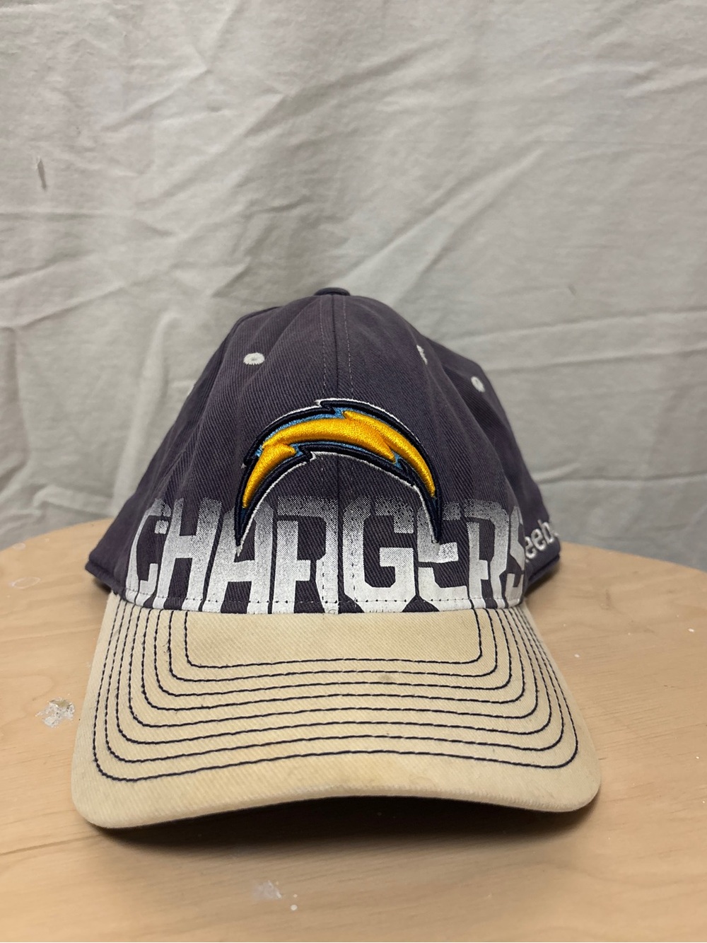 San Diego Chargers baseball cape style/Reebok onfield NFL